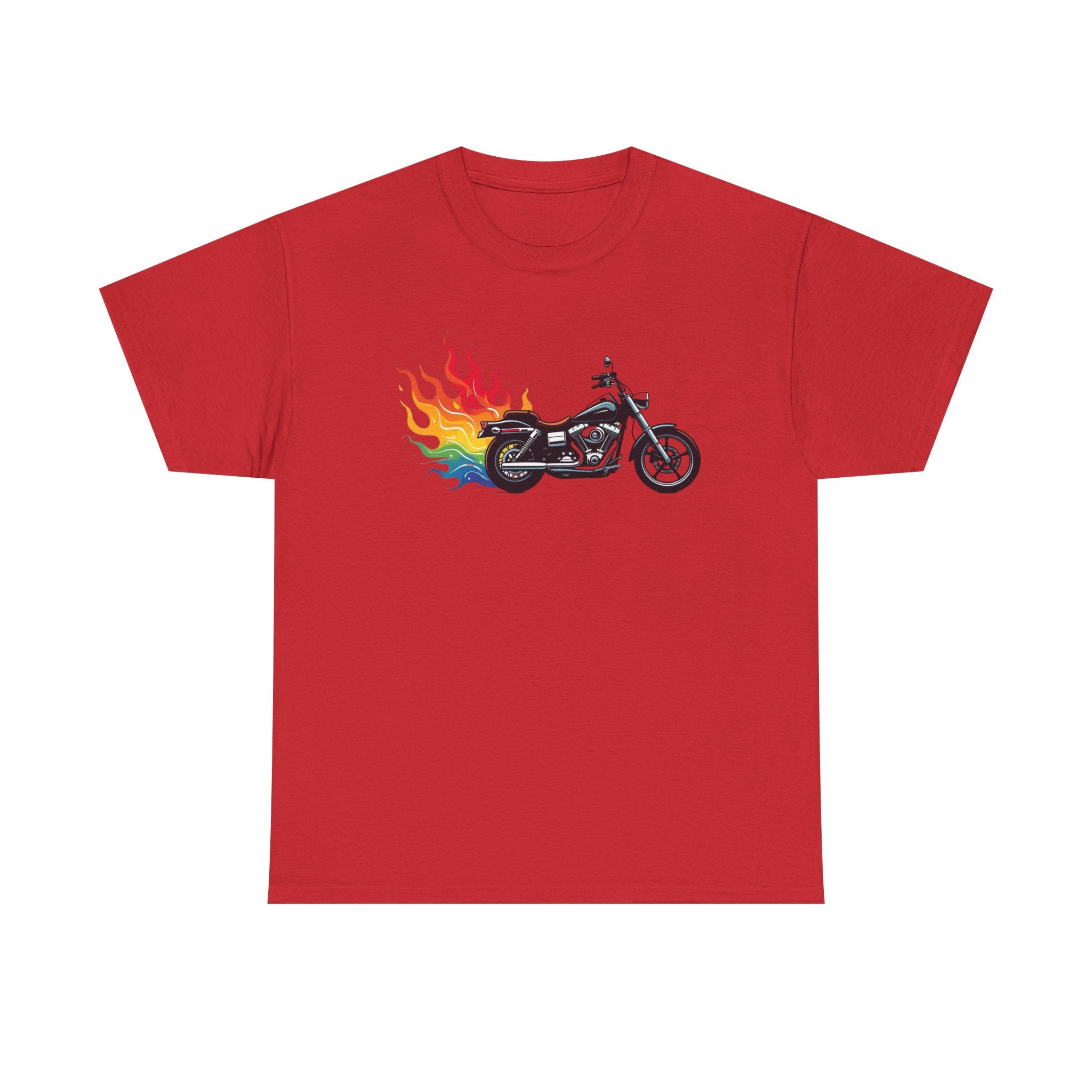 Rainbow Bike Heavy Cotton Tee