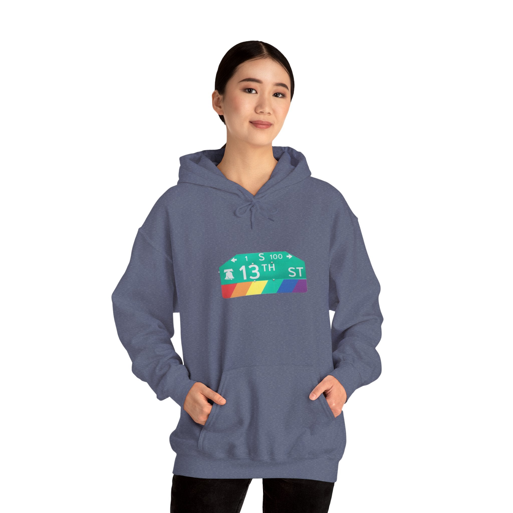 Philly Gayborhood Street Sign  Hoodie
