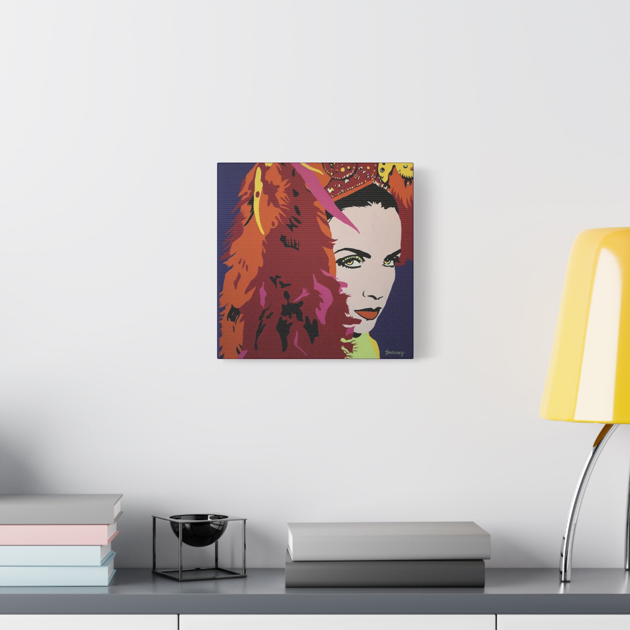 Sisters Nightclub Philly Artwork Annie Lennox Matte Canvas