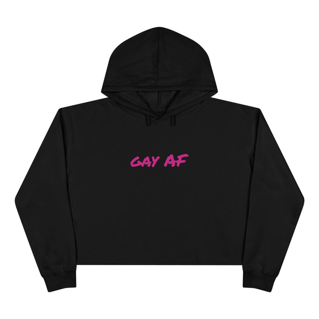Gay AF Crop Hoodie