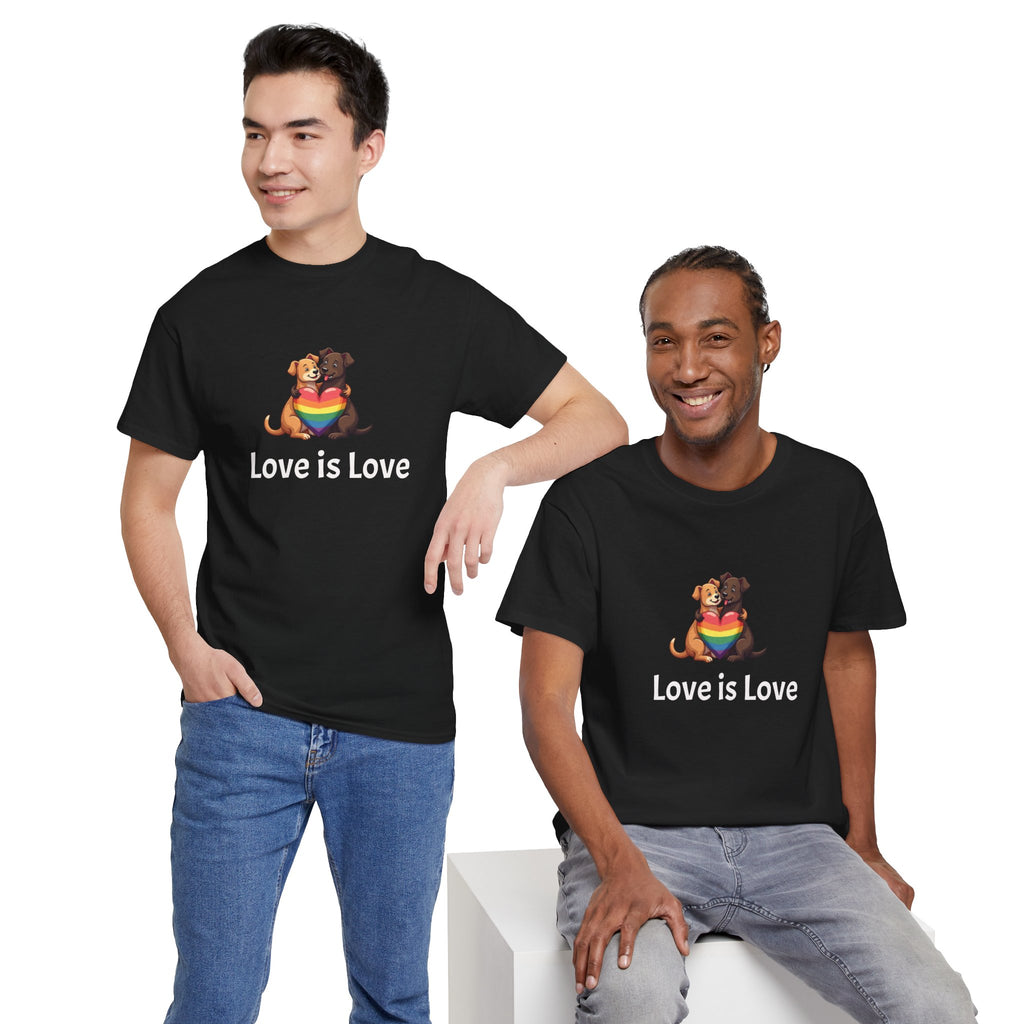 Puppy Love is Love Heavy Cotton Tee