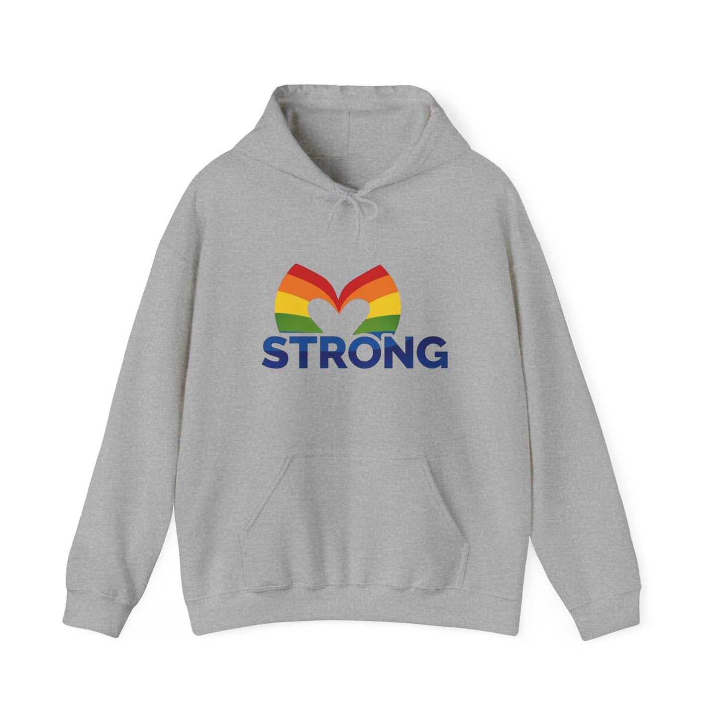 Rainbow Heart STRONG Hoodie