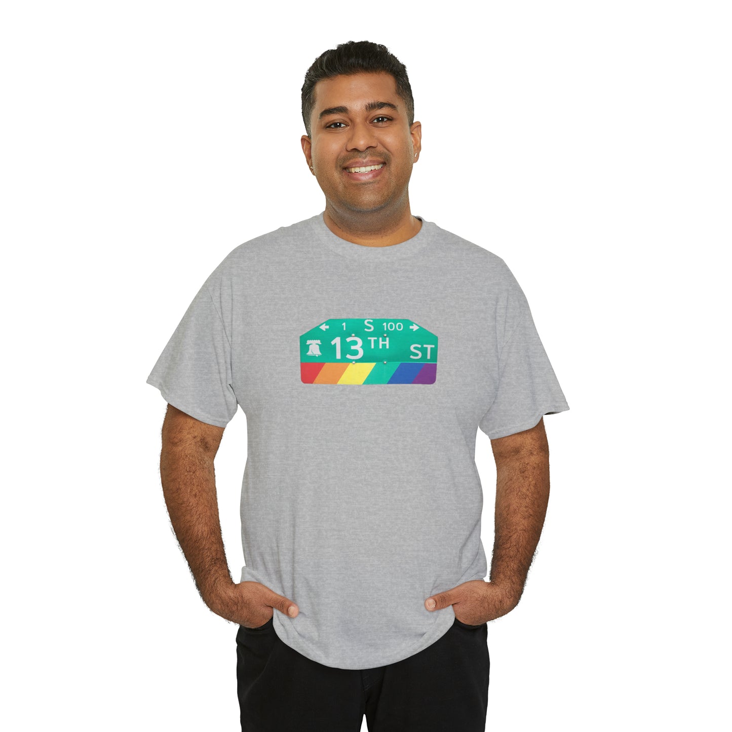 Philly Gayborhood Street Sign Cotton Tee