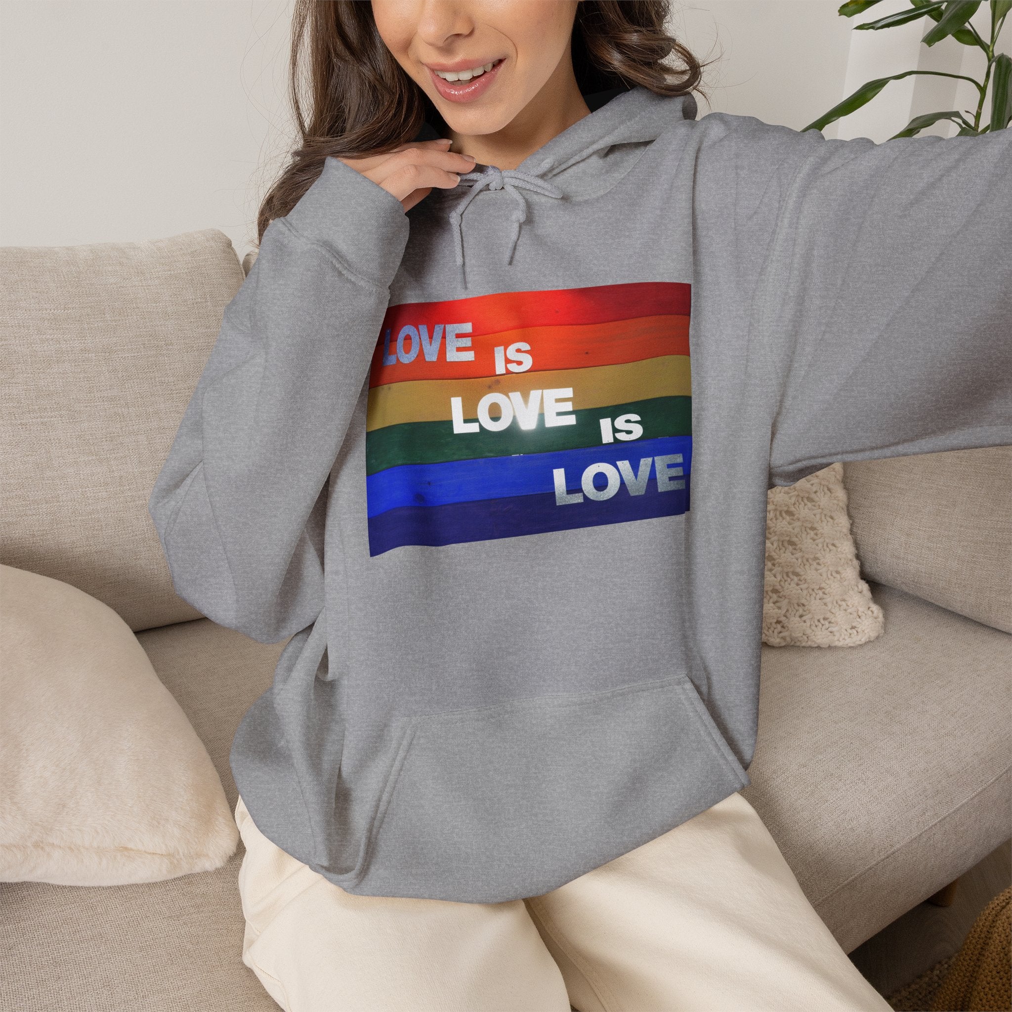 Love is Love is Lovel Heavy Blend™ Hoodie