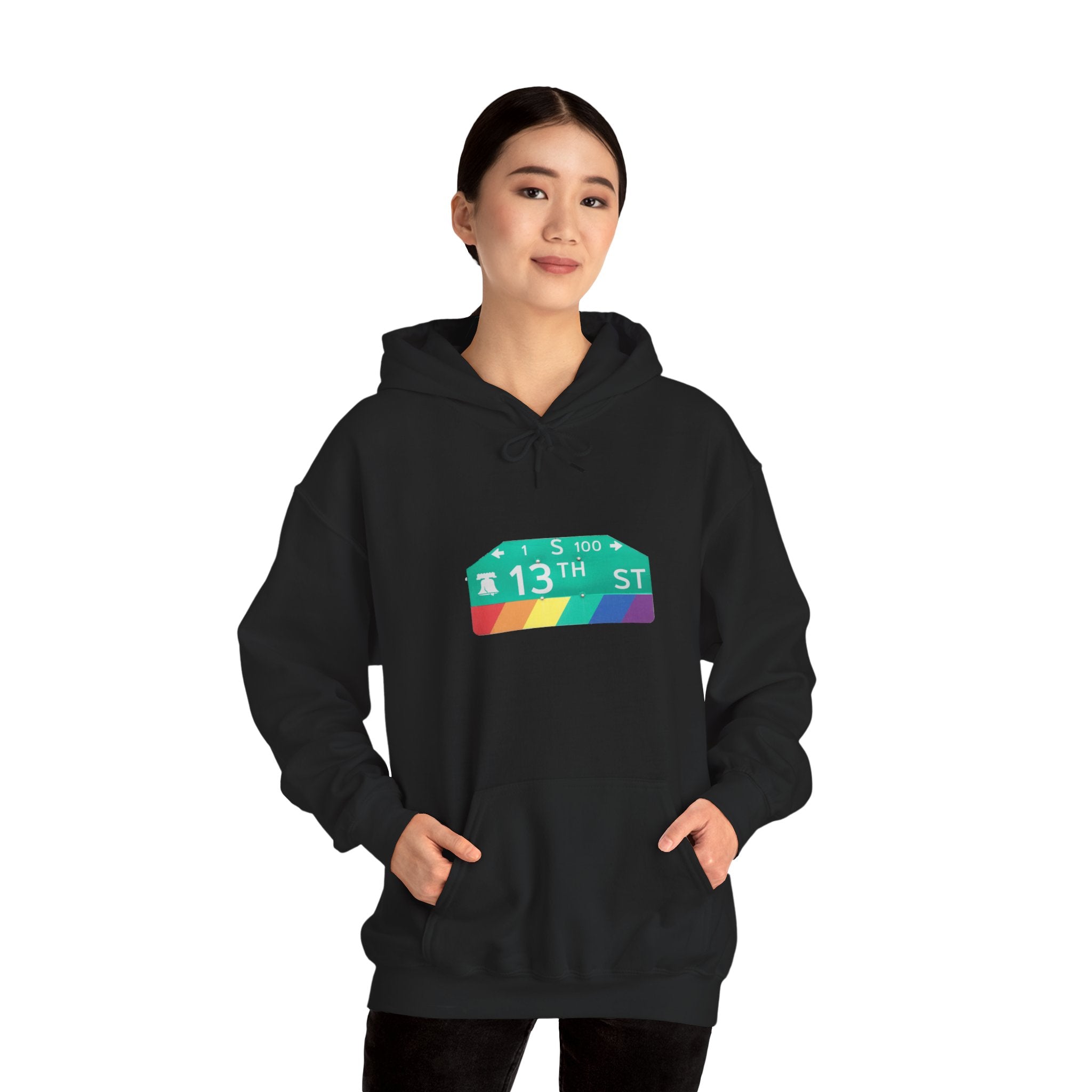 Philly Gayborhood Street Sign  Hoodie