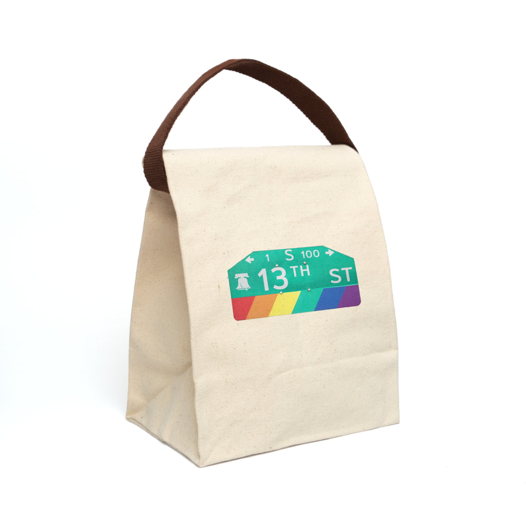 Canvas Lunch Bag Philly 13th Street