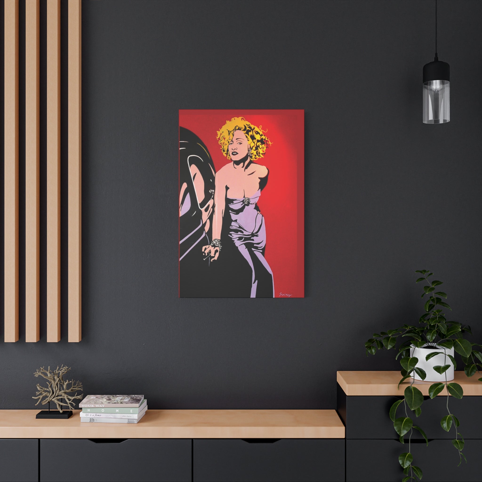 Sisters Nightclub Philly Artwork Madonna Matte Canvas