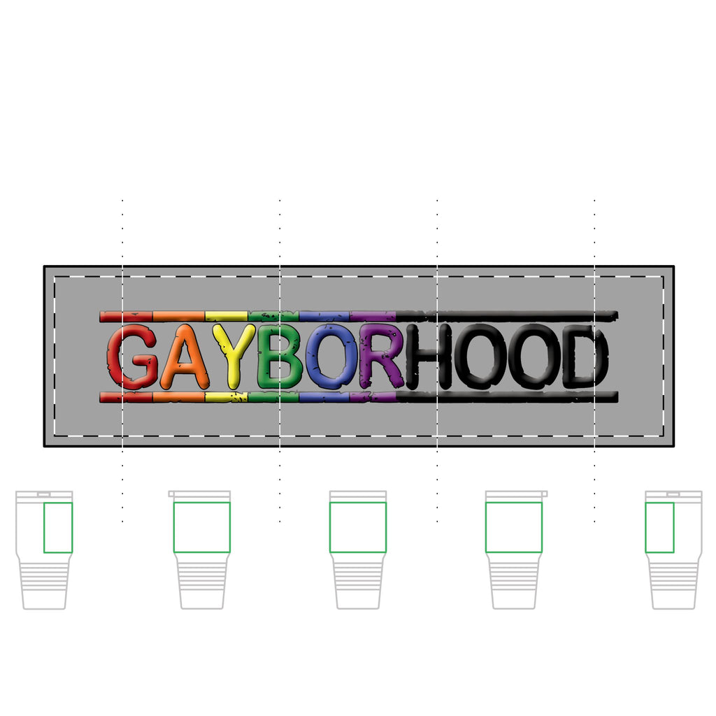 Gayborhood 30oz Tumbler — Tundra Insulated Cup