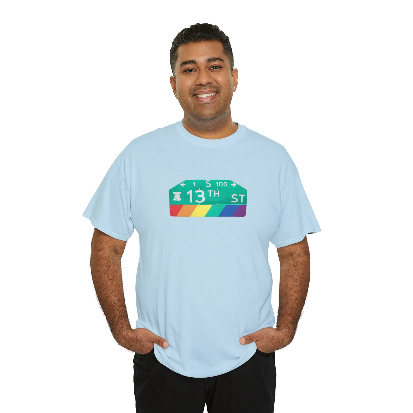 Philly Gayborhood Street Sign Cotton Tee