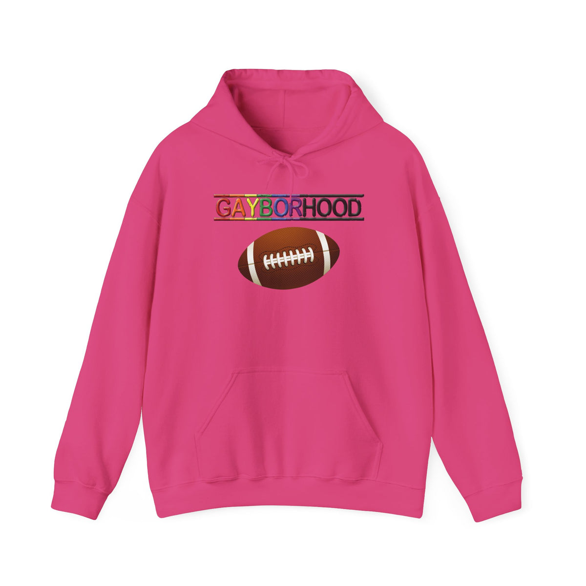 Gayborhood Football Heavy Blend™ Hoodie