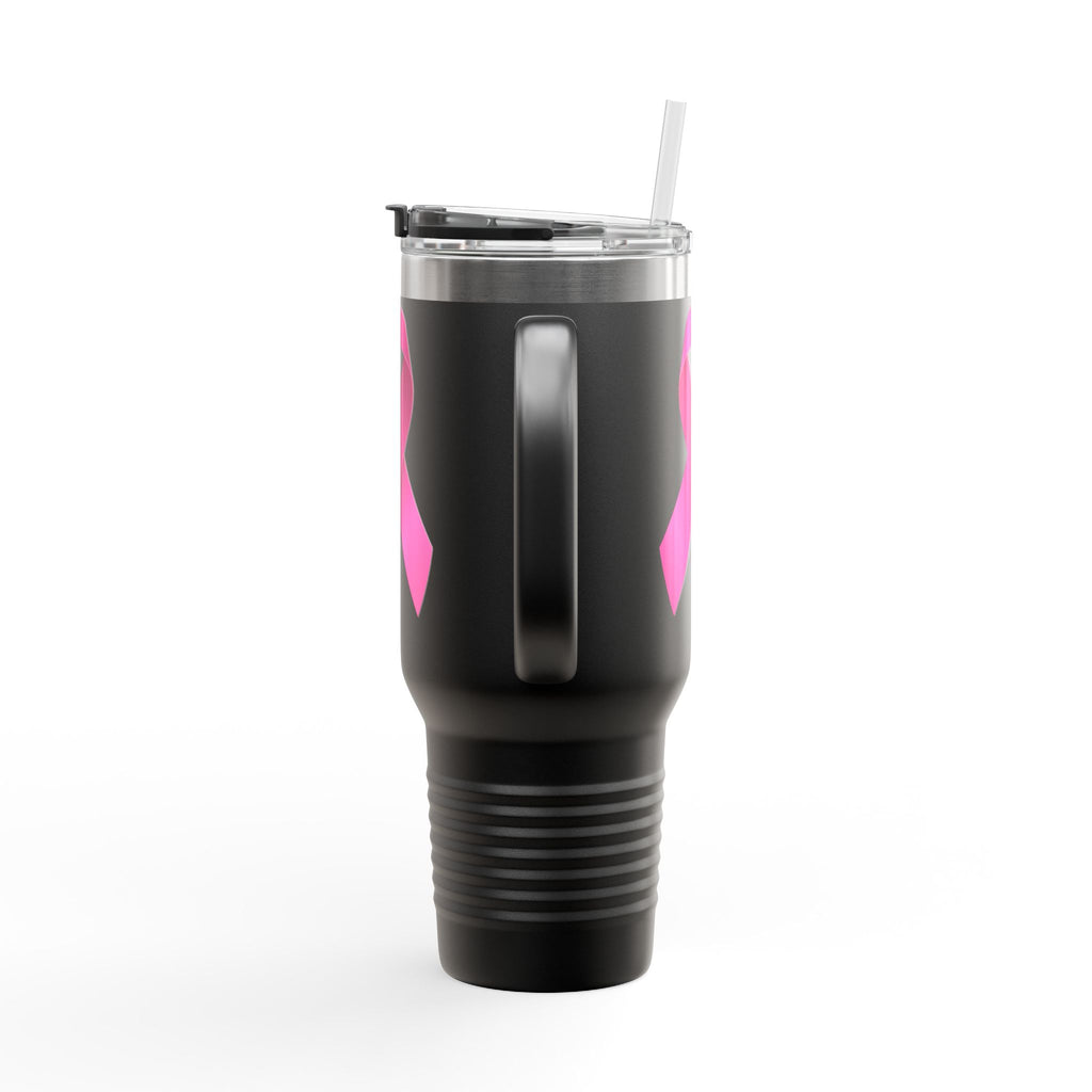 Pink Ribbon Insulated Travel Mug, 40oz