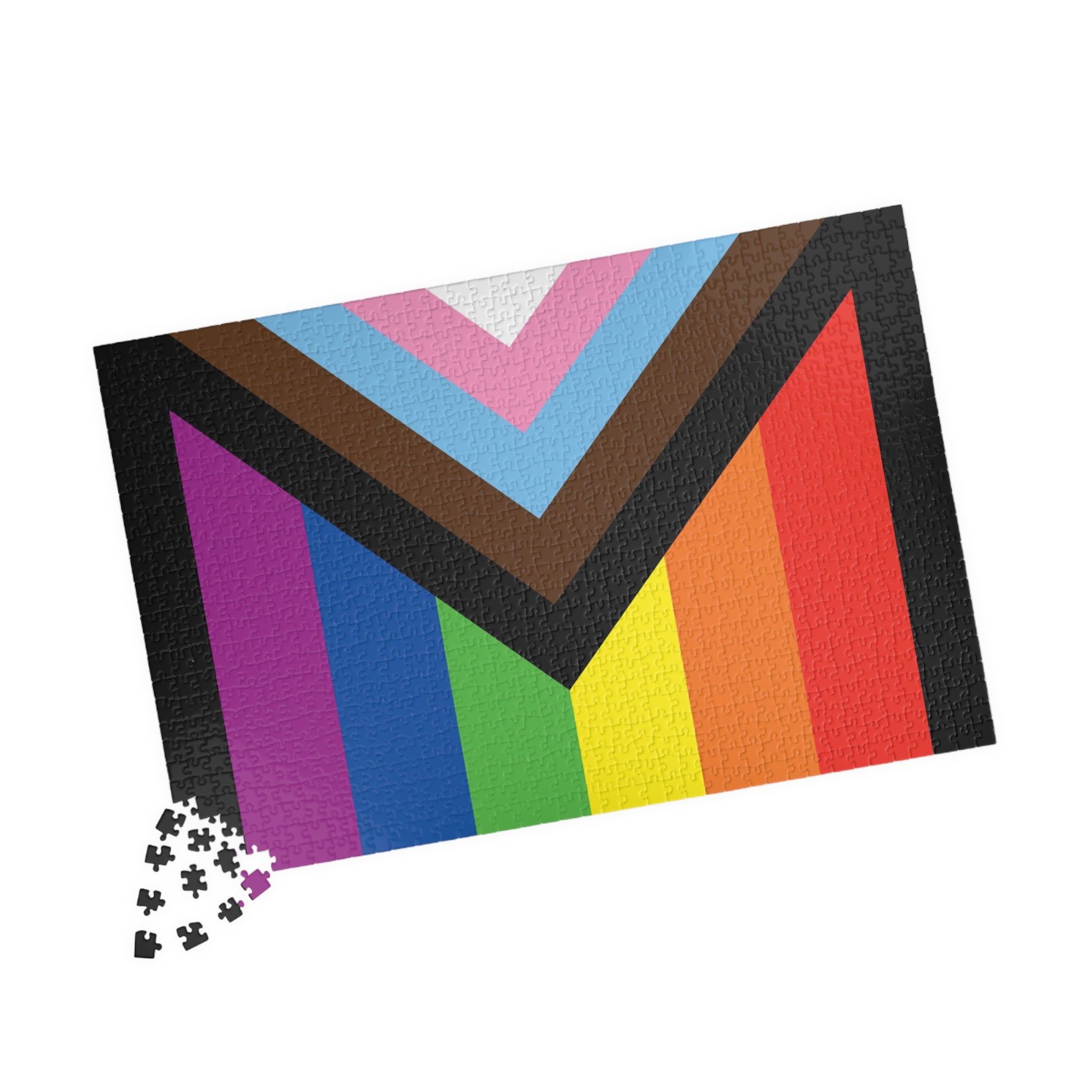 Rainbow Flag Puzzle (110, 252, 520, 1014-piece)