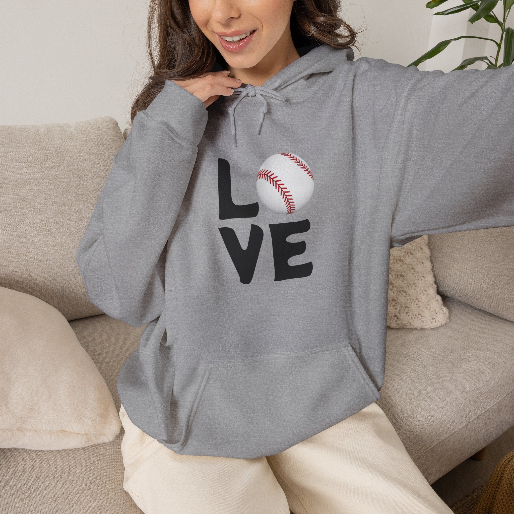 LOVE Baseball Heavy Blend™ Hoodie