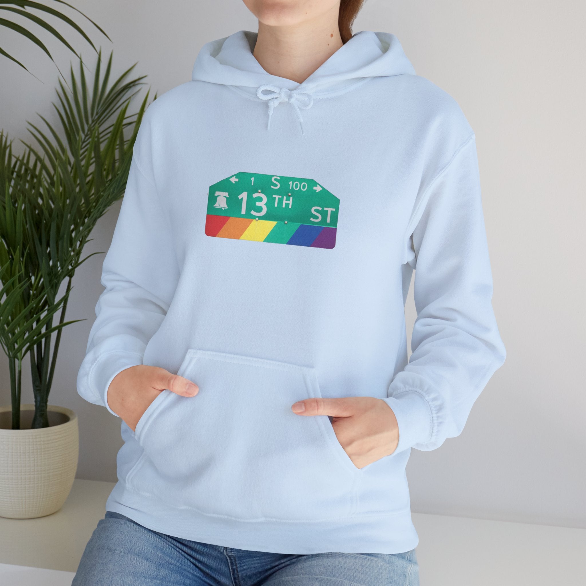 Philly Gayborhood Street Sign  Hoodie