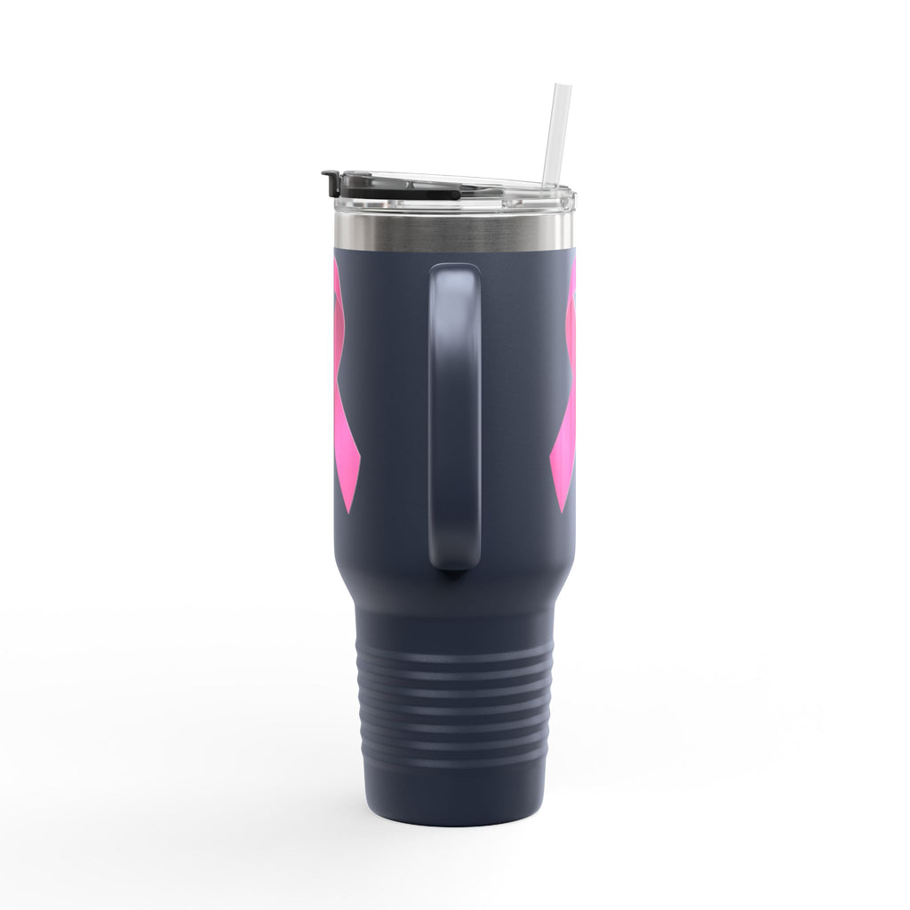 Pink Ribbon Insulated Travel Mug, 40oz