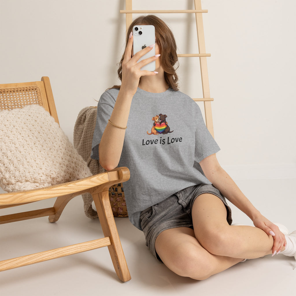 Puppy Love is Love Heavy Cotton Tee