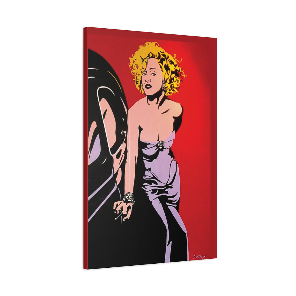 Sisters Nightclub Philly Artwork Madonna Matte Canvas