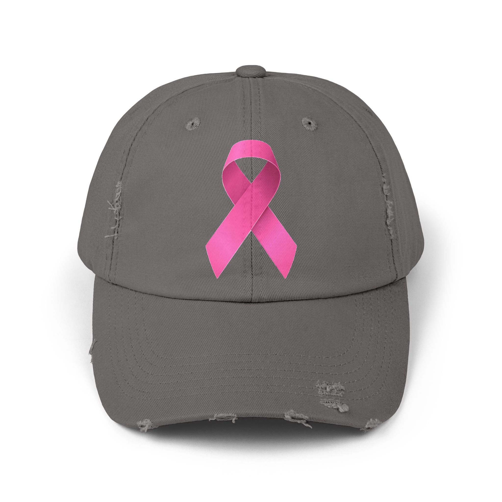 Breast Cancer Distressed Hat