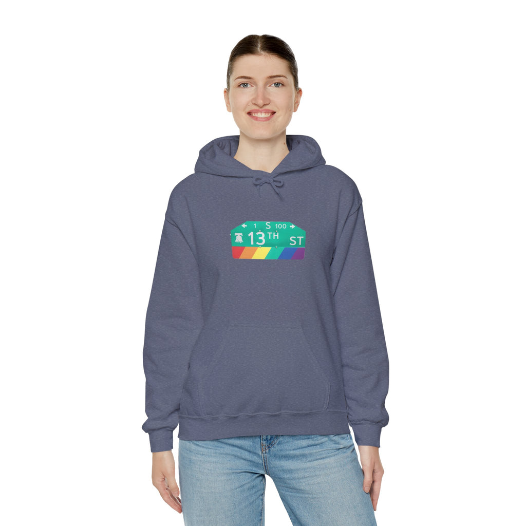 Philly Gayborhood Street Sign  Hoodie