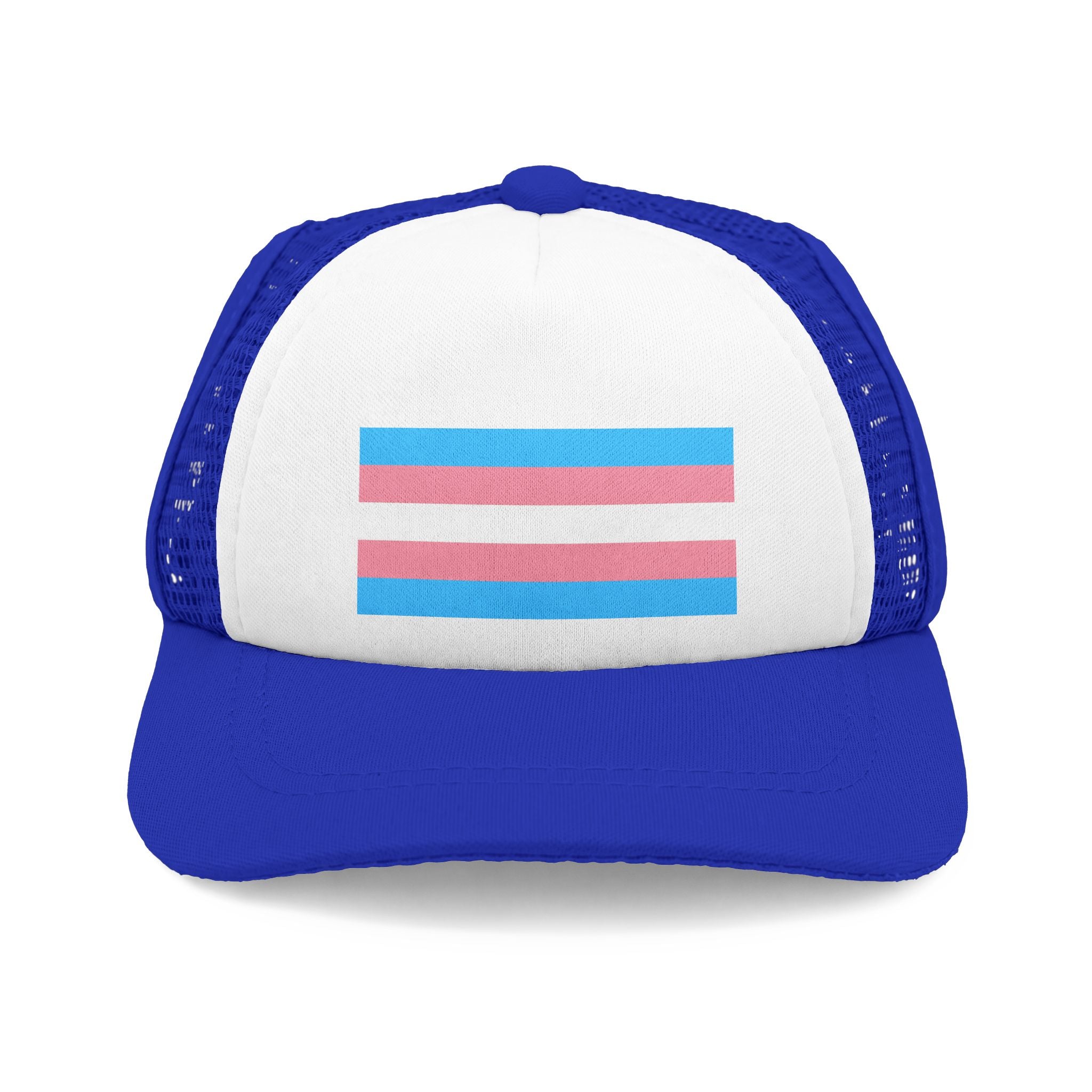 Dog Foam Trucker Hat - Transgender Flag