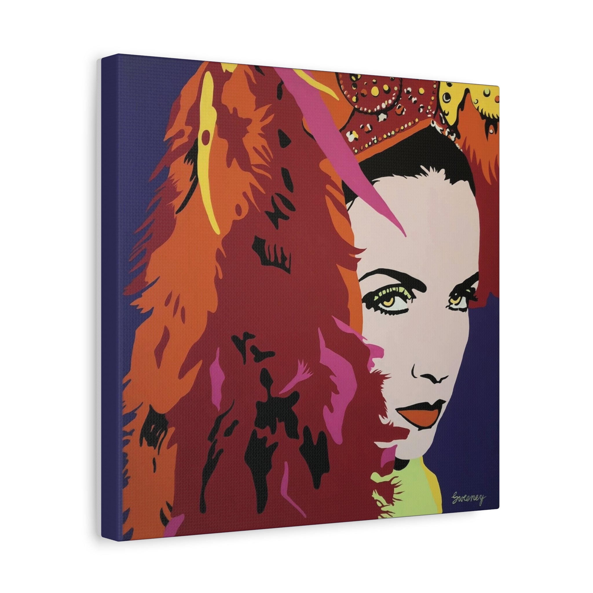Sisters Nightclub Philly Artwork Annie Lennox Matte Canvas