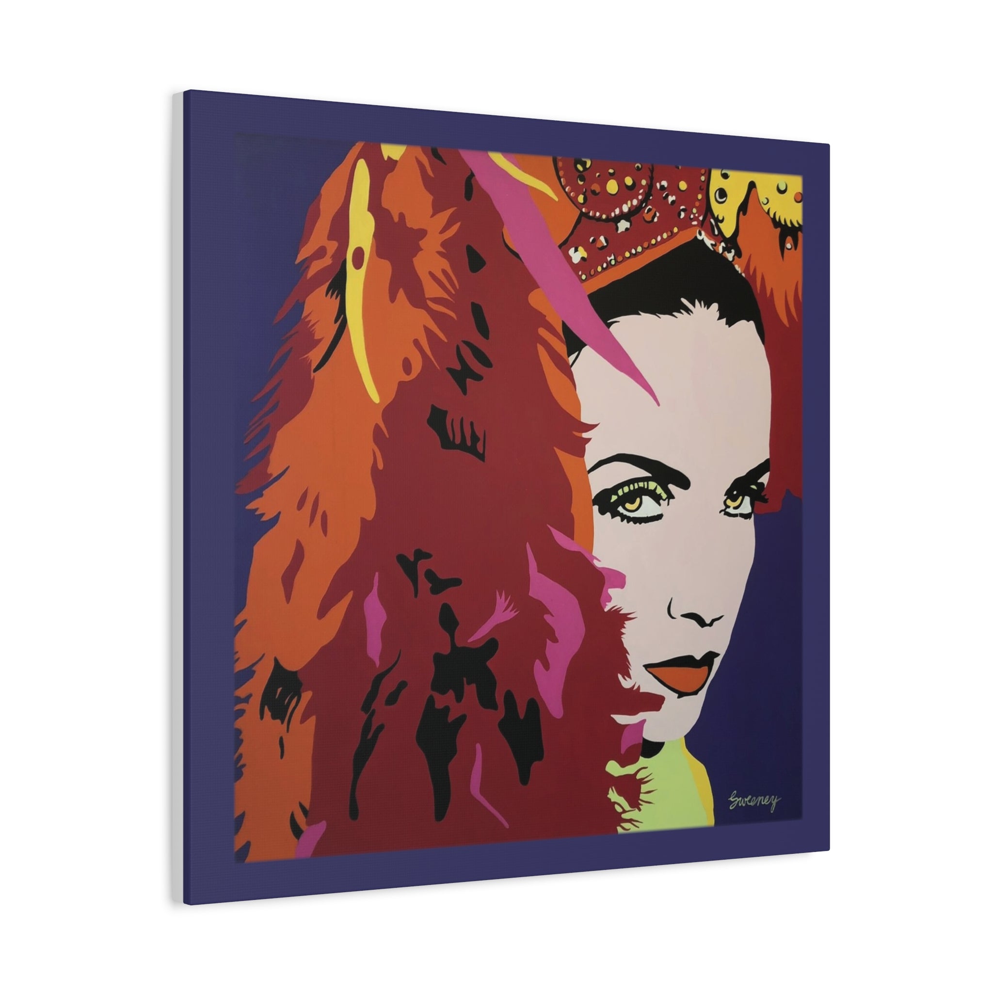 Sisters Nightclub Philly Artwork Annie Lennox Matte Canvas