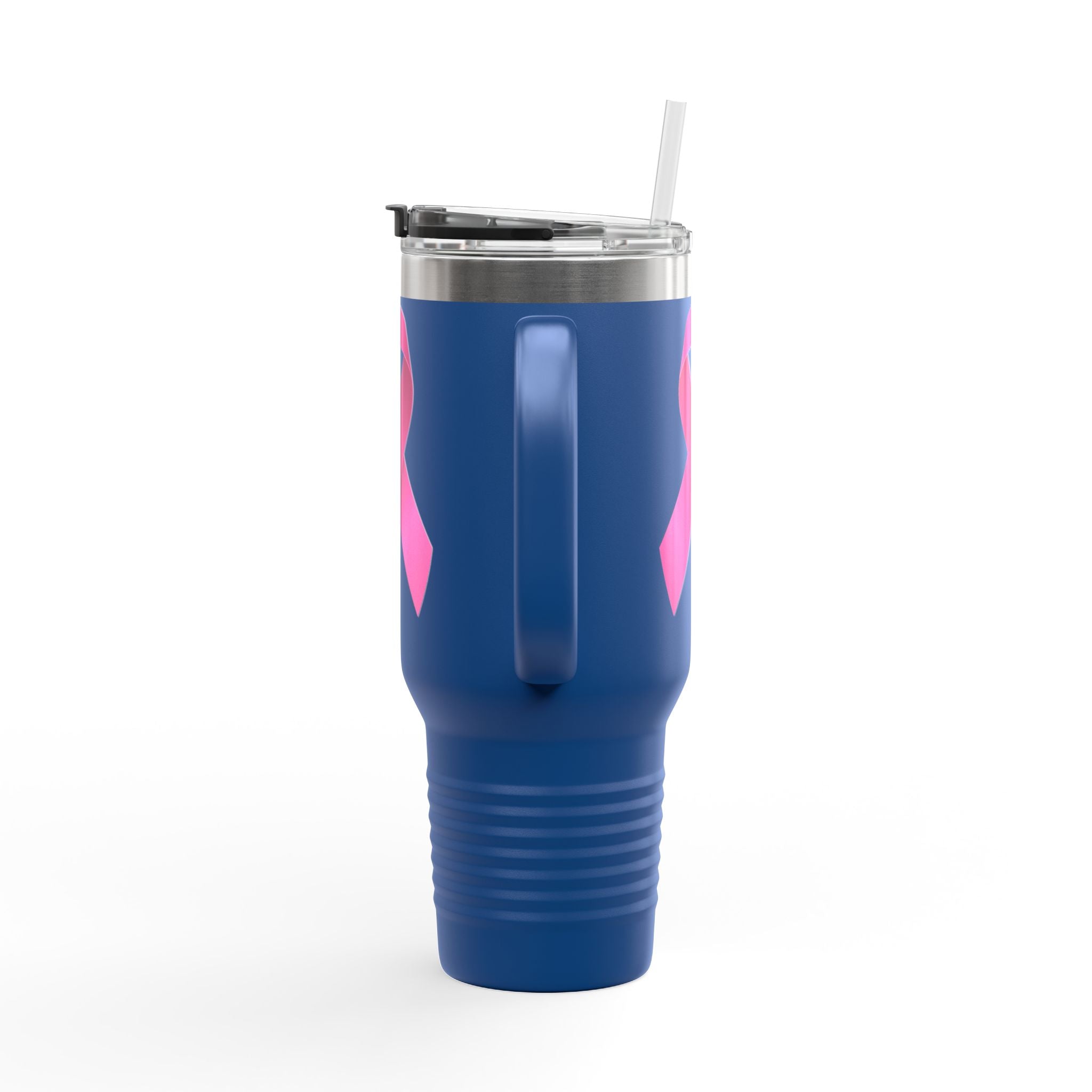Pink Ribbon Insulated Travel Mug, 40oz
