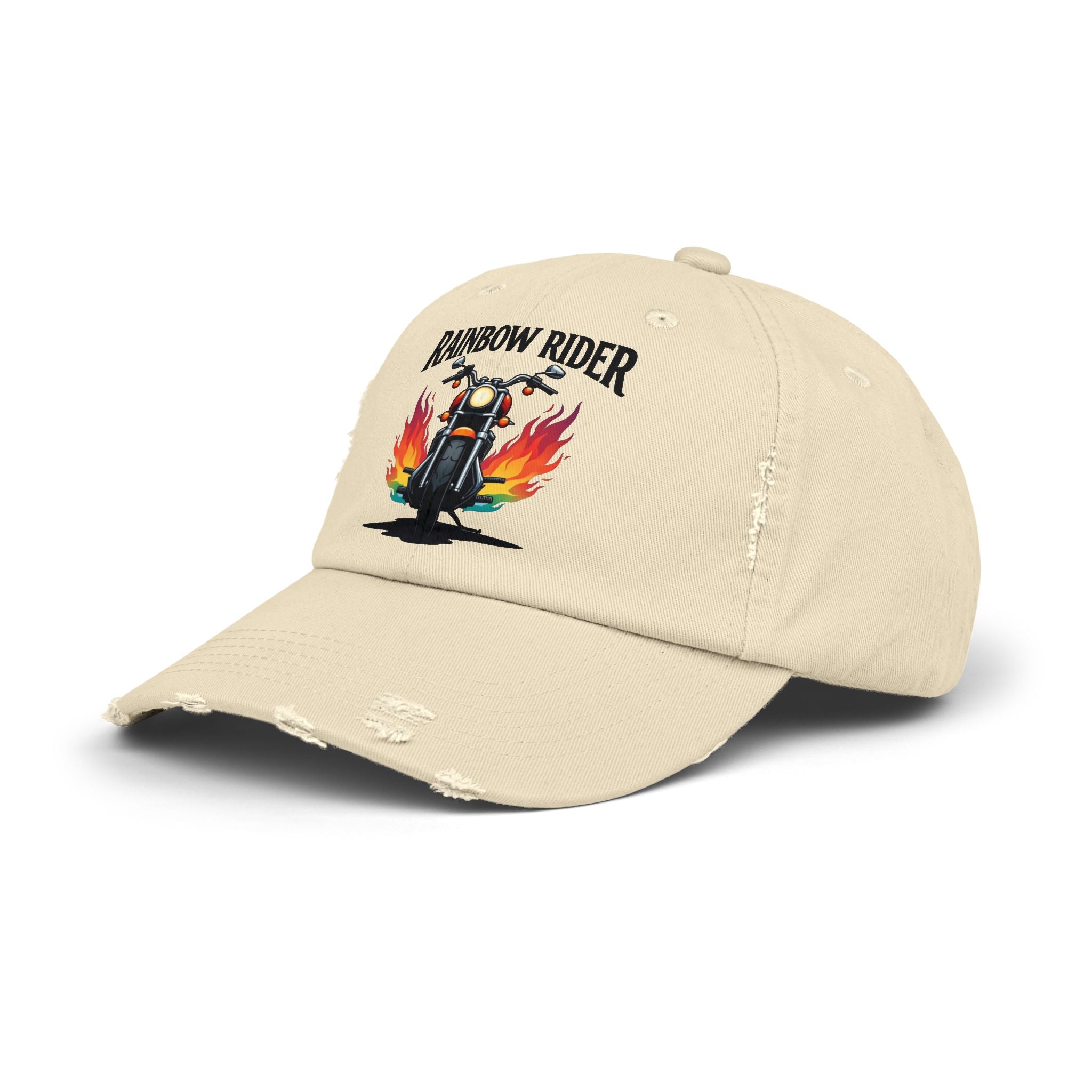 Rainbow Rider Distressed Design