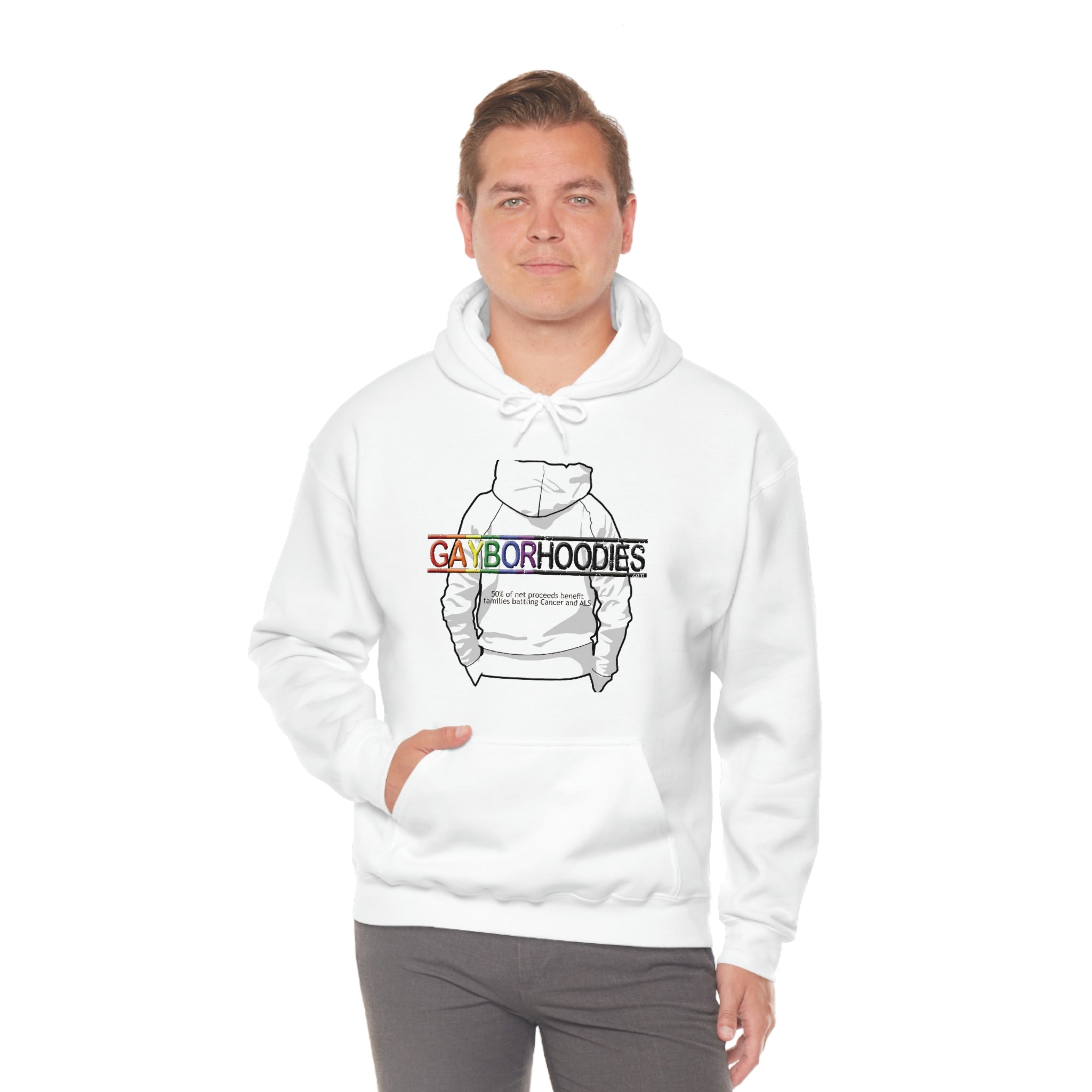 GAYBORHOODIES Logo2 Heavy Blend™ Hoodie
