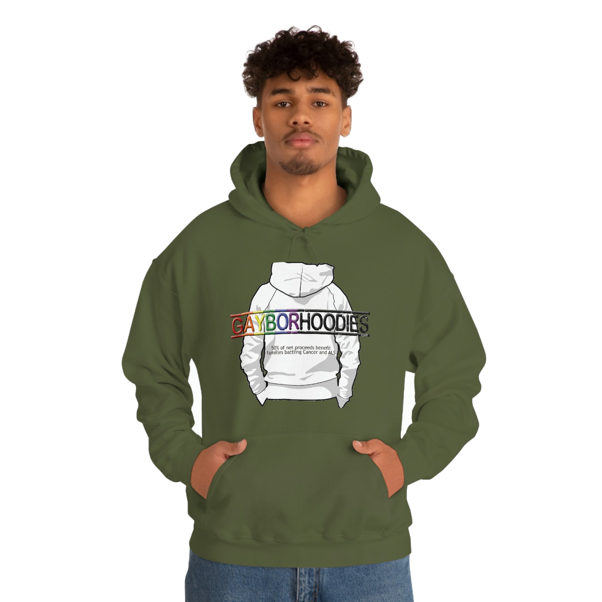GAYBORHOODIES Logo2 Heavy Blend™ Hoodie