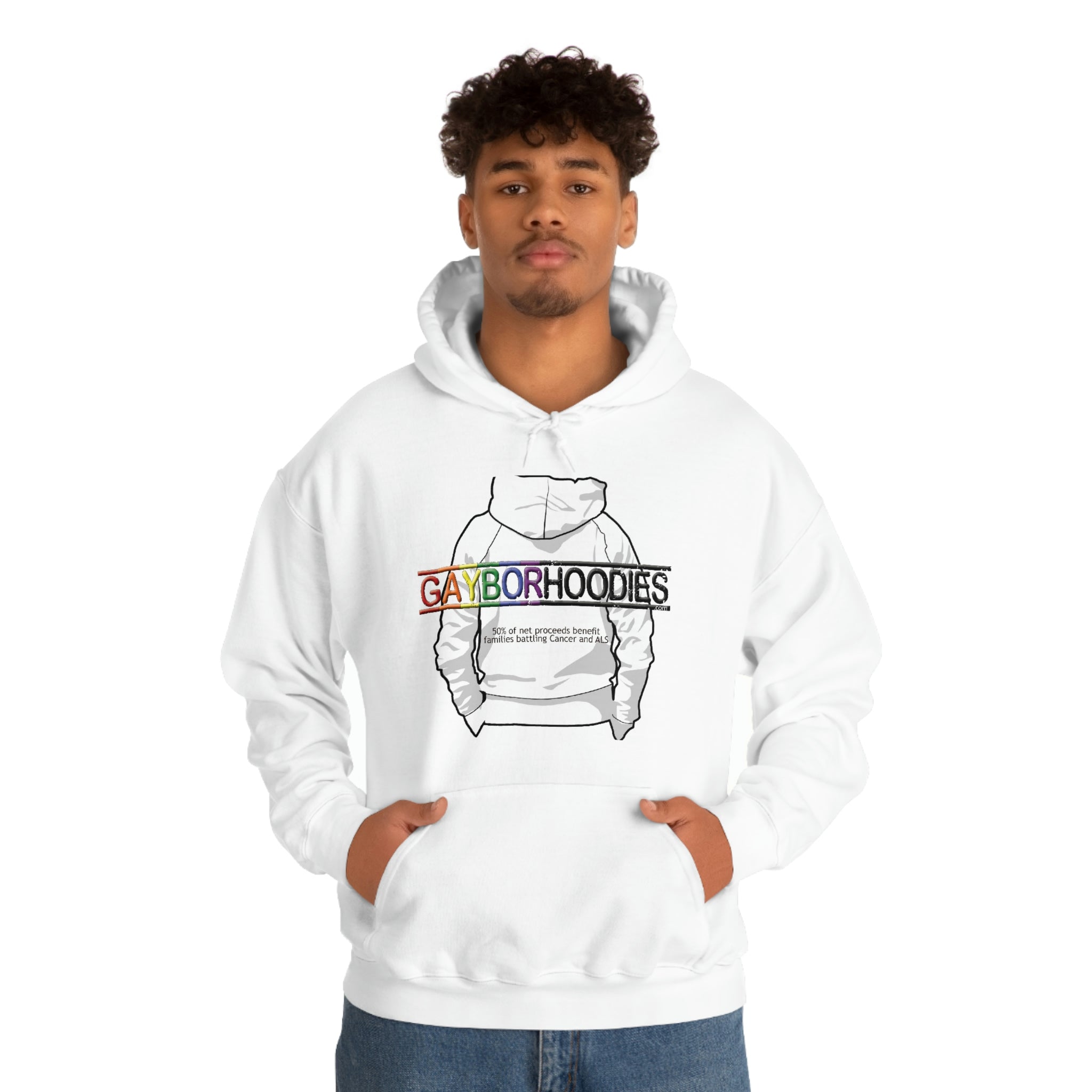GAYBORHOODIES Logo2 Heavy Blend™ Hoodie