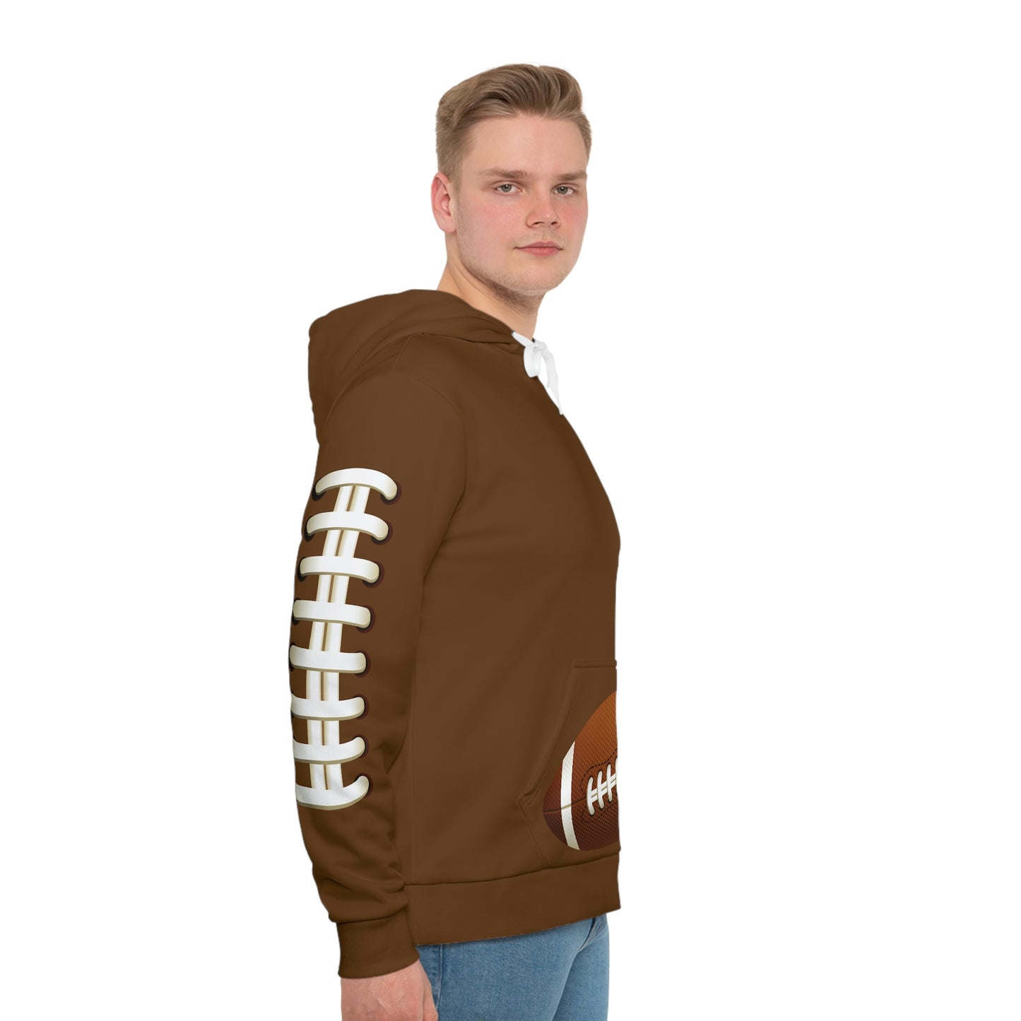 Football Stitch Hoodie