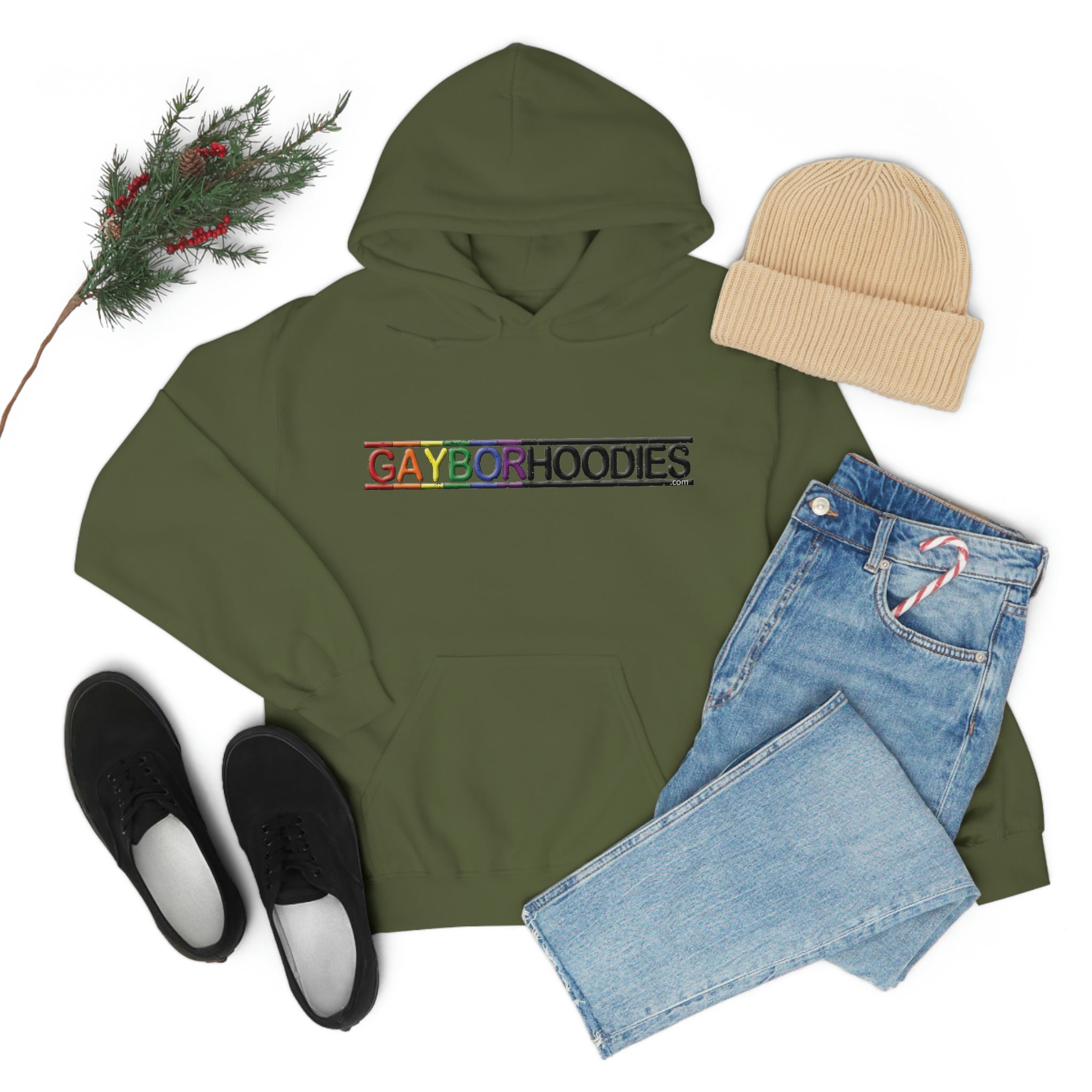 GAYBORHOODIES Logo1 Heavy Blend™ Hoodie