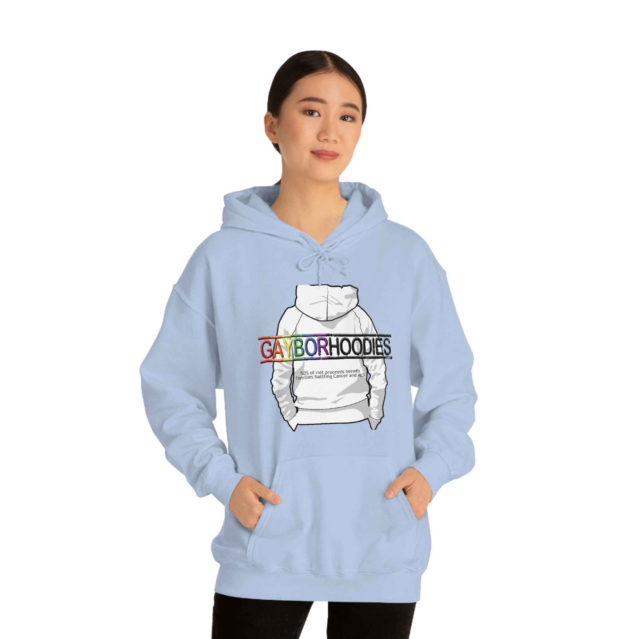 GAYBORHOODIES Logo2 Heavy Blend™ Hoodie