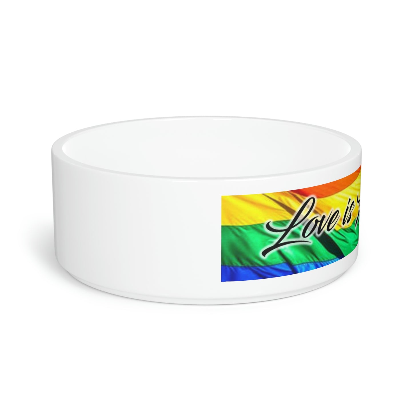 Love is Love is Love Pet Bowl