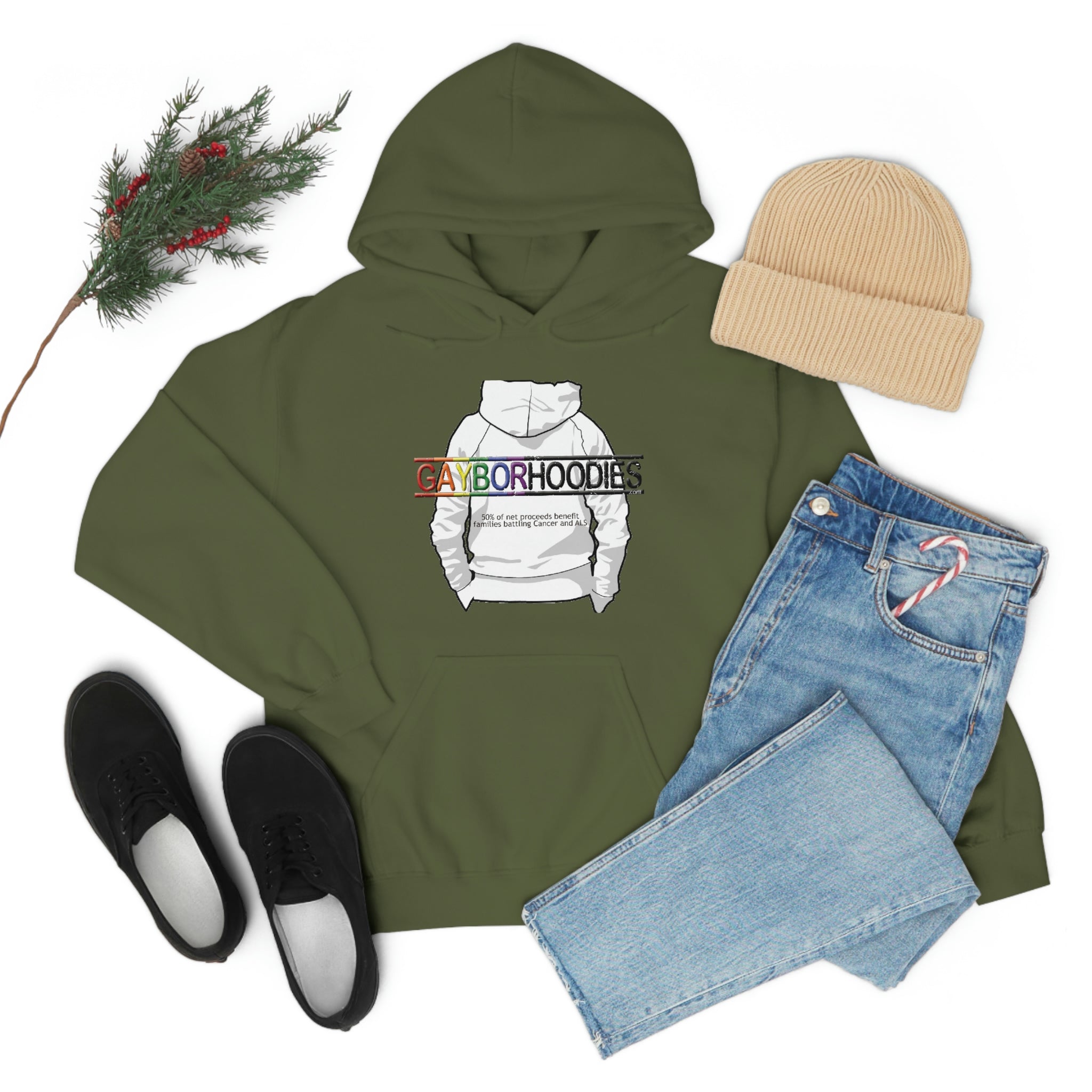GAYBORHOODIES Logo2 Heavy Blend™ Hoodie
