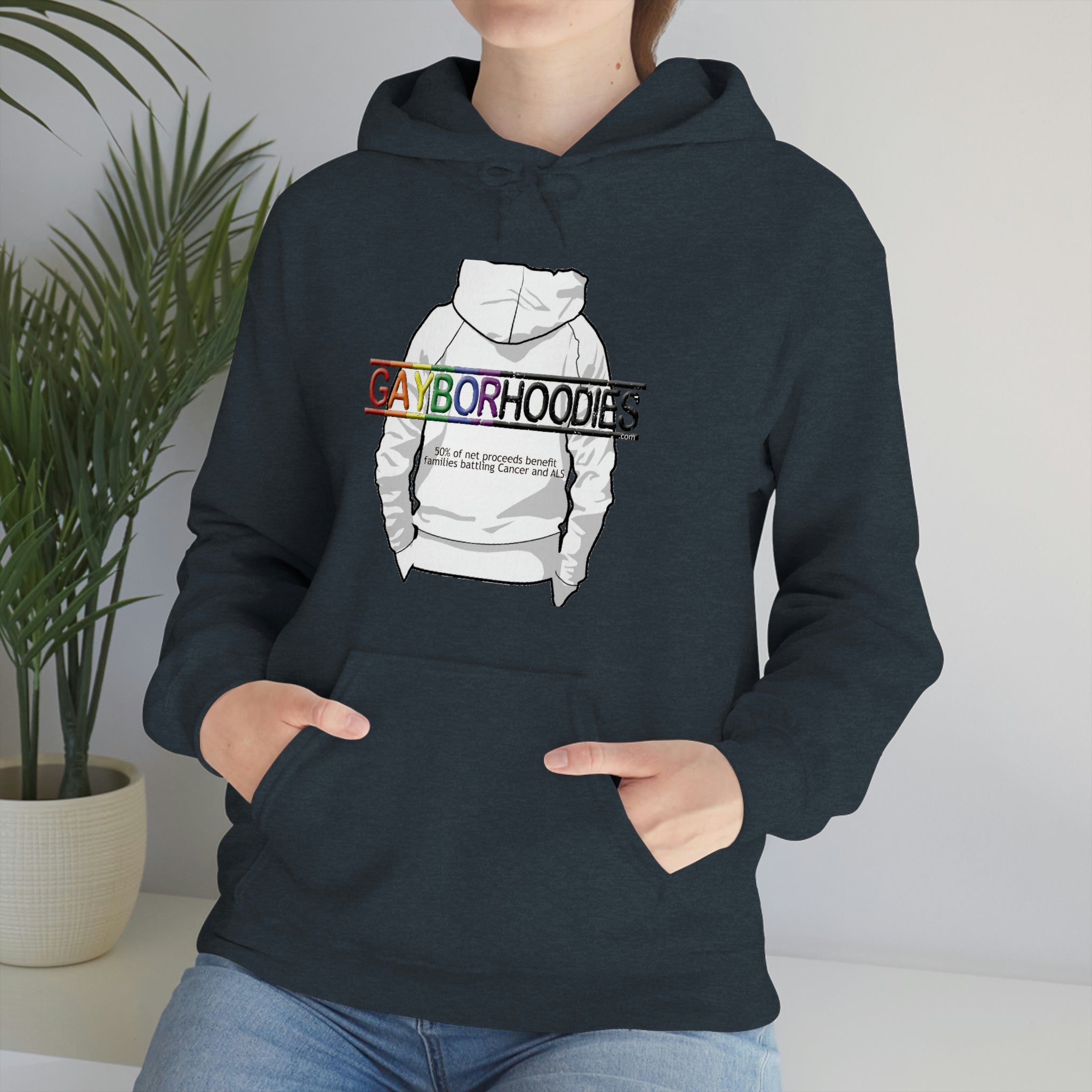 GAYBORHOODIES Logo2 Heavy Blend™ Hoodie