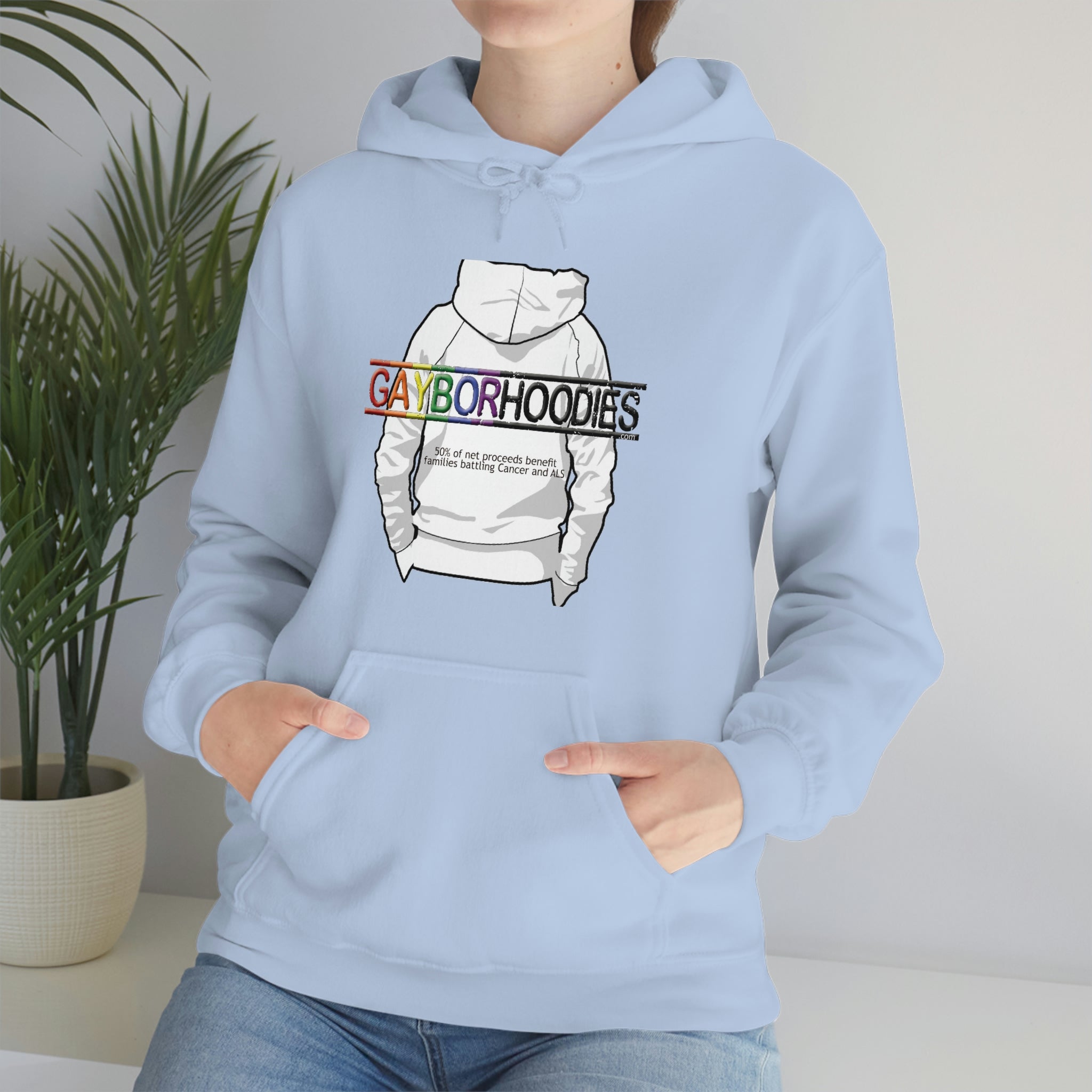 GAYBORHOODIES Logo2 Heavy Blend™ Hoodie