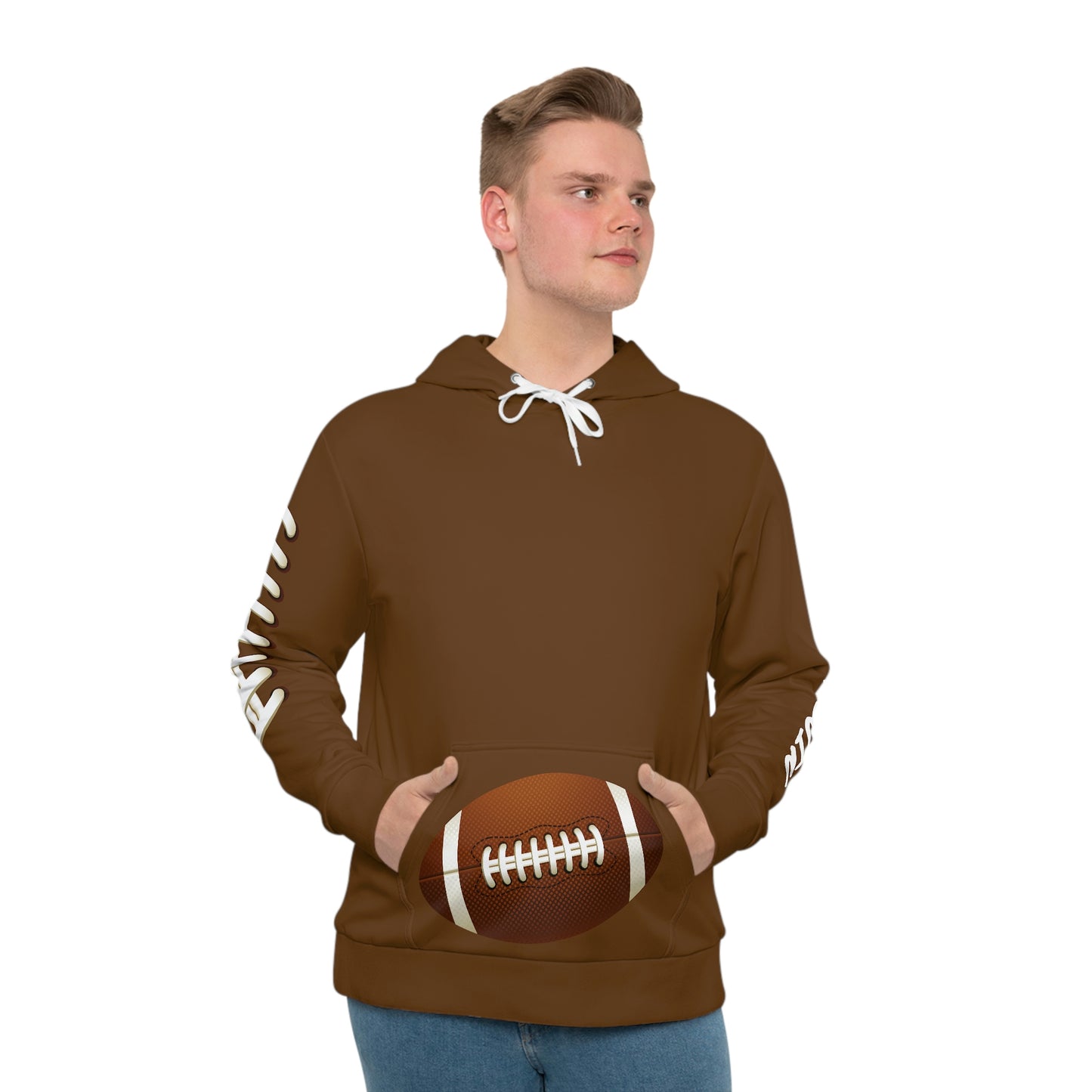 Football Stitch Hoodie