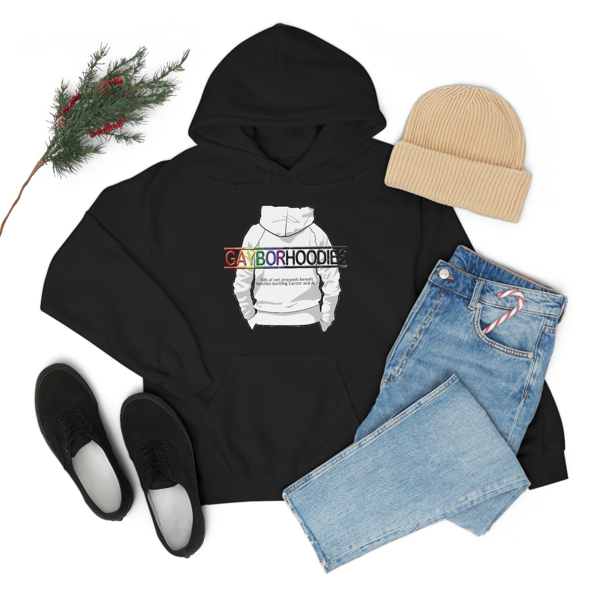 GAYBORHOODIES Logo2 Heavy Blend™ Hoodie