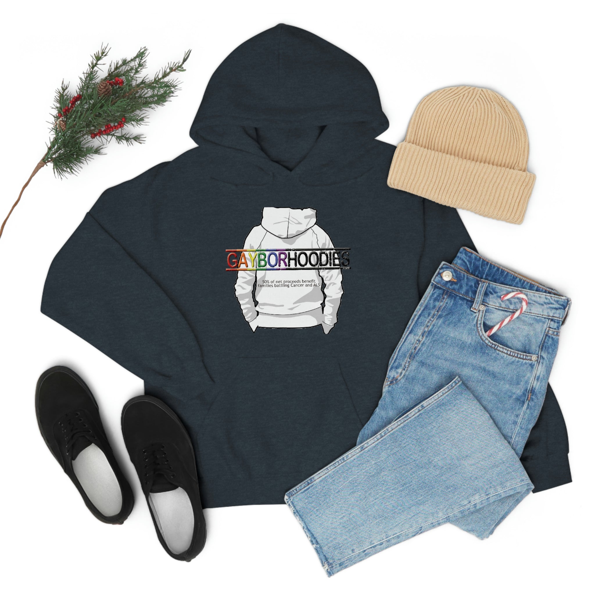 GAYBORHOODIES Logo2 Heavy Blend™ Hoodie